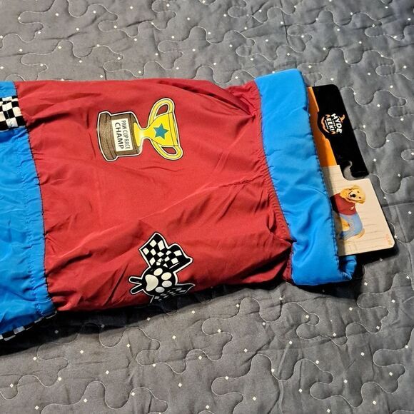 Race car driver pet costume size medium new - Picture 4 of 7